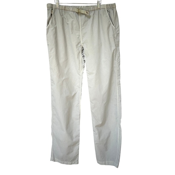 Gramicci Pants - Gramicci Climbing Pants Women LG Tan Beige Nylon Gorpcore Hiking Vintage Camp